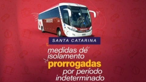 Imagem de capa da matéria: Medidas de isolamento em SC são prorrogadas por período indeterminado - Linha Joinville é afetada