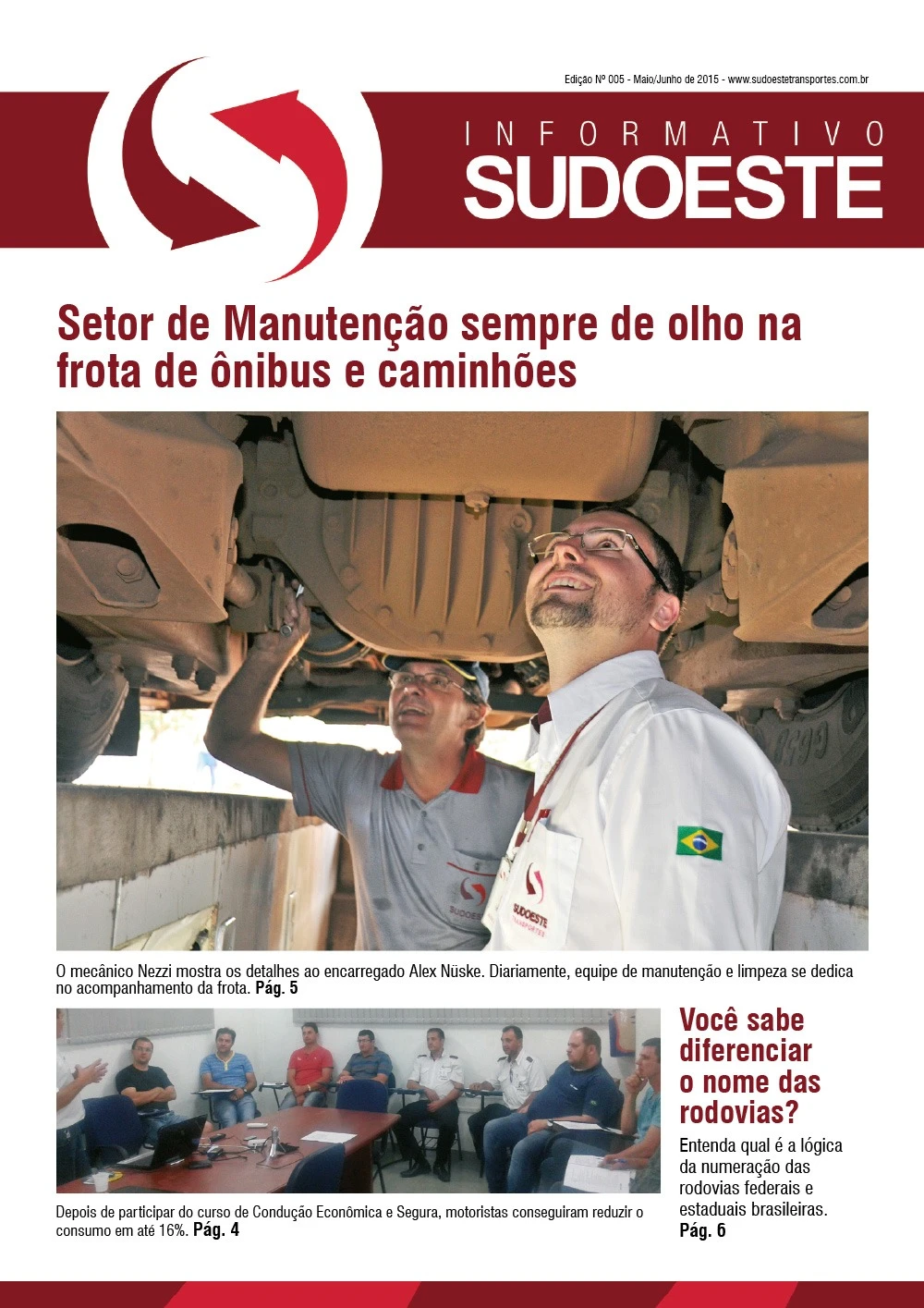 Capa do Informativo Sudoeste