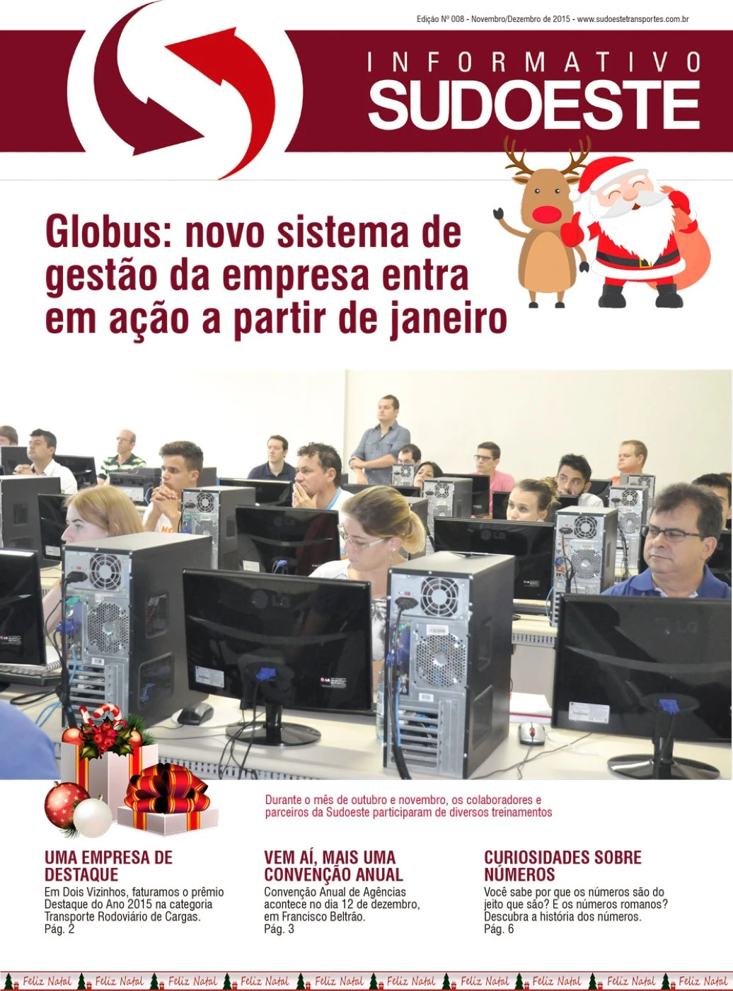 Capa do Informativo Sudoeste