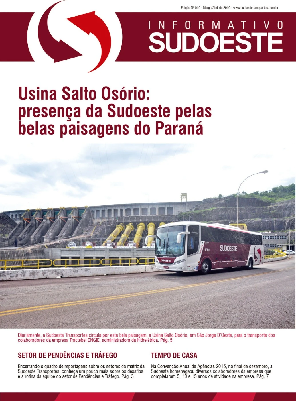 Capa do Informativo Sudoeste