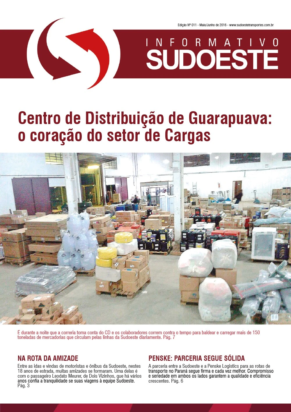 Capa do Informativo Sudoeste