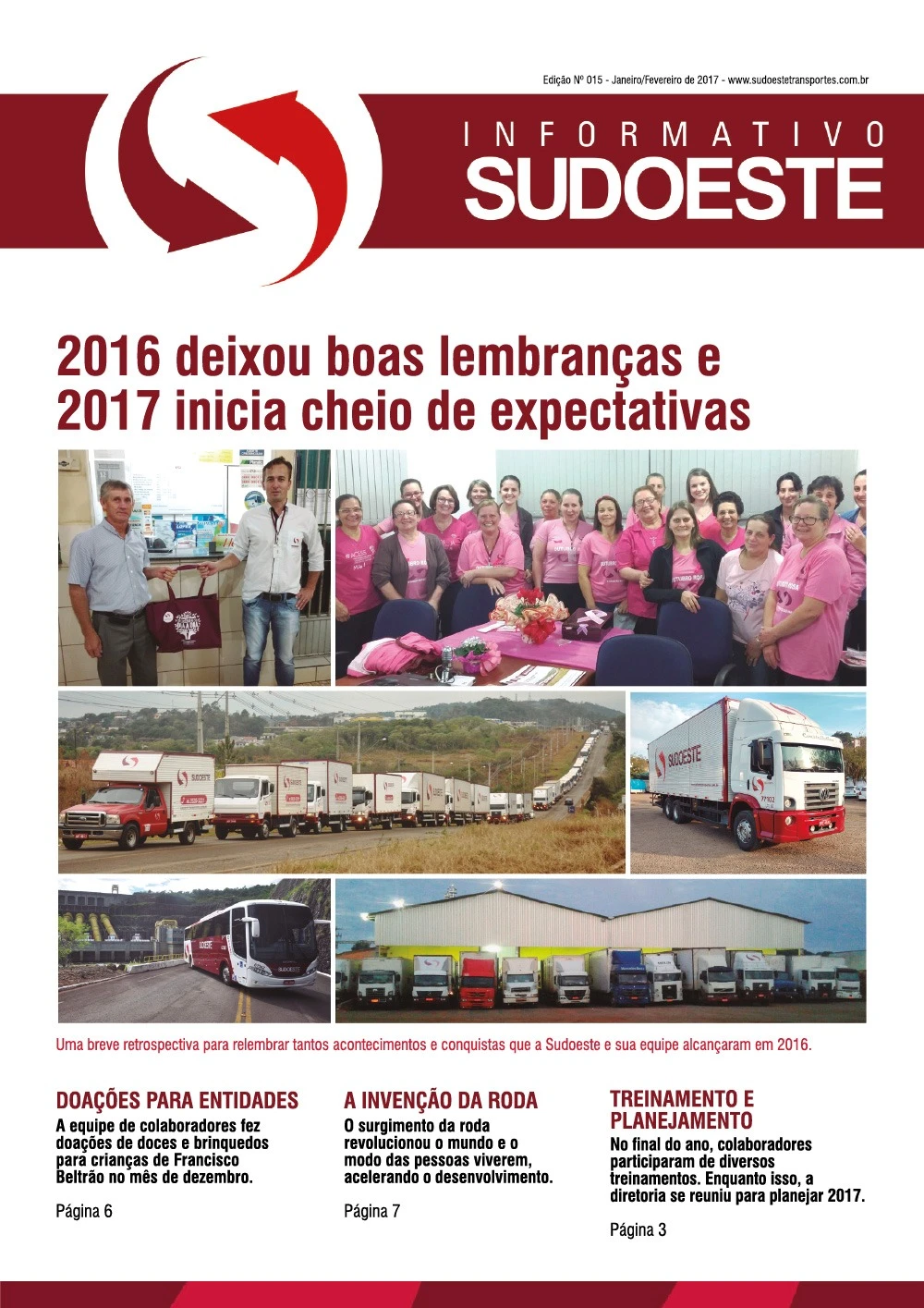 Capa do Informativo Sudoeste