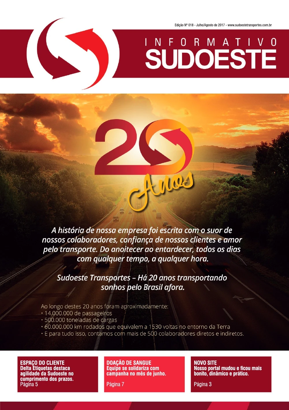 Capa do Informativo Sudoeste