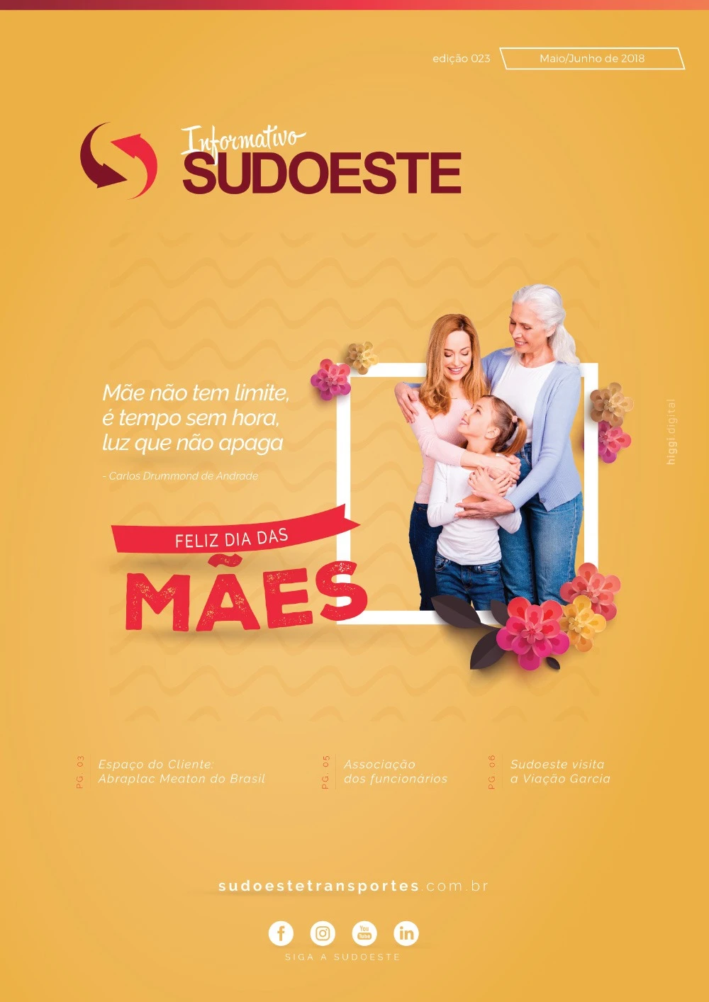 Capa do Informativo Sudoeste