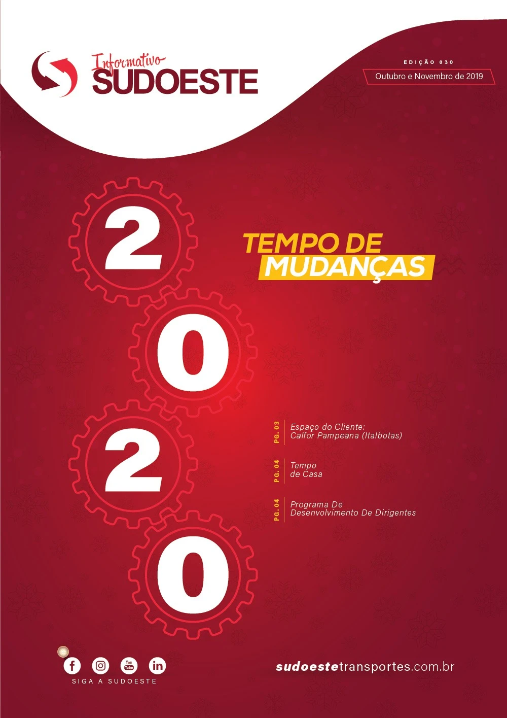 Capa do Informativo Sudoeste